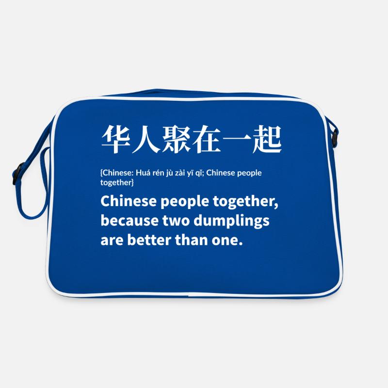 Nourriture Chinois Dicton Relation Sac Retro