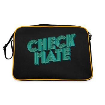 Chess Checkmate Chess Moves Chess Player - Retro Bag - black/gold - Back