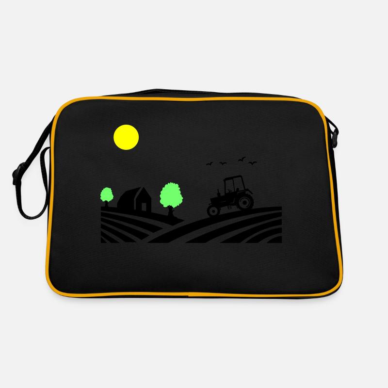Tractor Farm Retro Bag