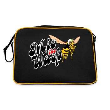 Mio la Guêpe m - Sac Retro - noir/or - Dos