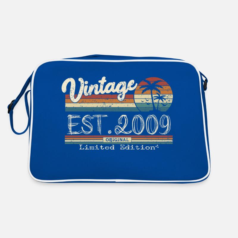 2009 né cadeau d’anniversaire vintage Sac Retro