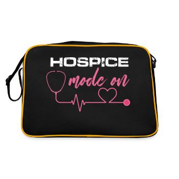 Hospice Mode On Terminal Care Nursing RN - Retro Bag - black/gold - Back