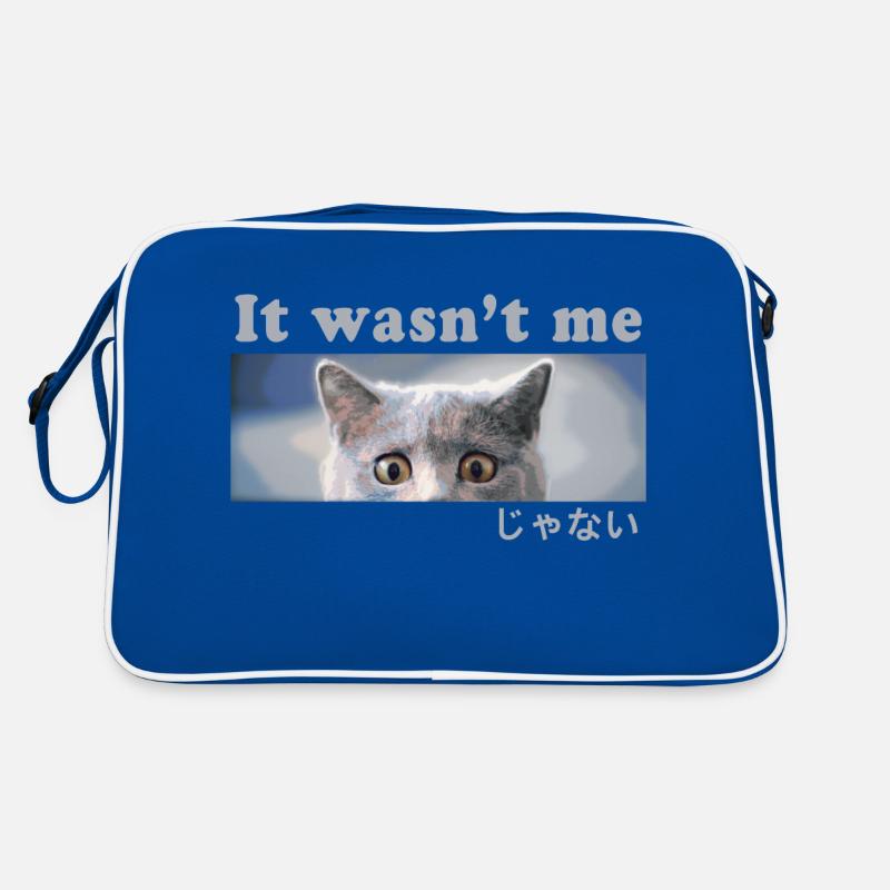 Cassé? C’était pas moi! Chat coupable Sac Retro