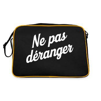 Ne pas déranger - Sac Retro - noir/or - Dos