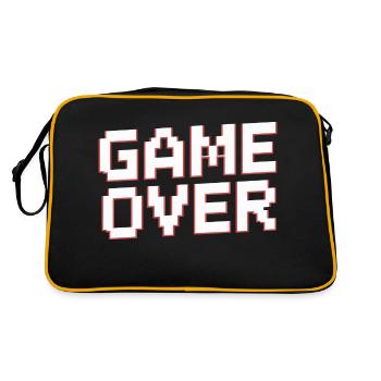 FIN DU JEU - Sac Retro - noir/or - Dos