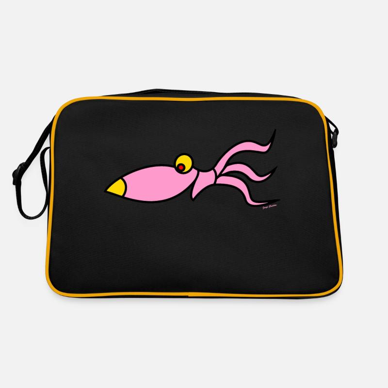 funny squid Retro Bag