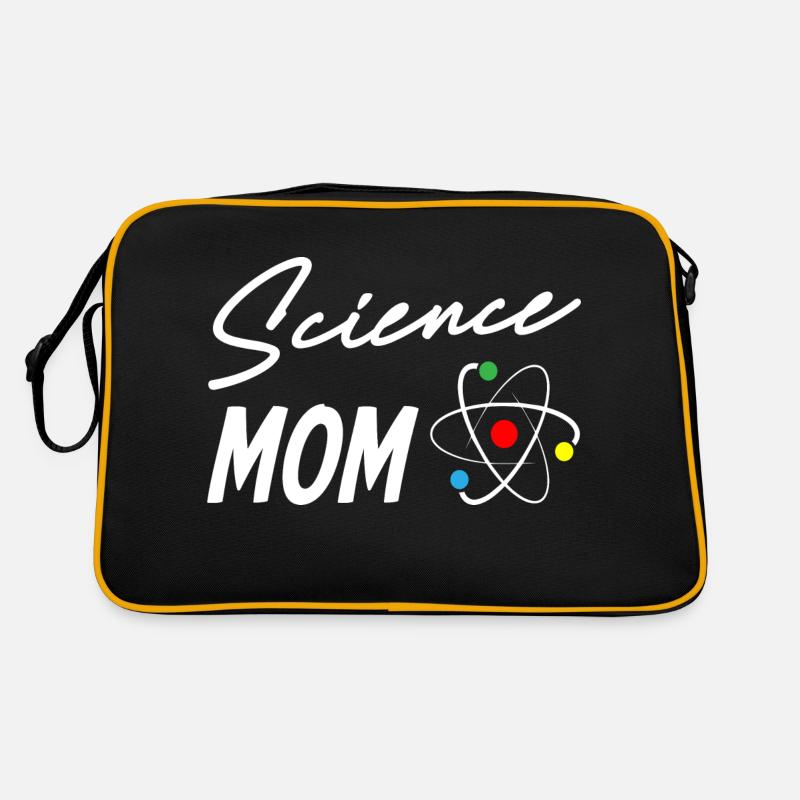 Science Mom - Retro Tasche - Schwarz/Gold