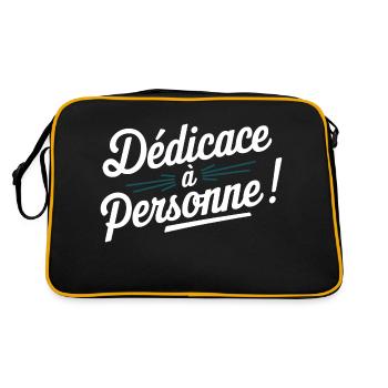 Dédicace à personne - Sac Retro - noir/or - Dos