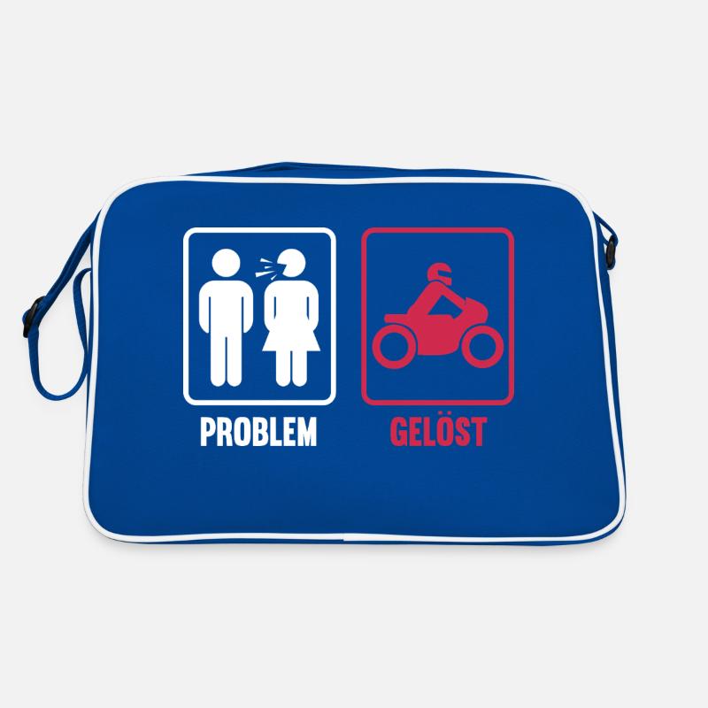 Problem Gelöst Ehe Heirat Ehemann Ehefrau Retro Tasche