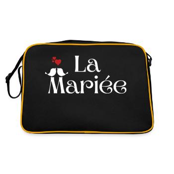 La mariée - Sac Retro - noir/or - Dos