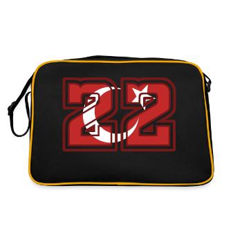 Edirne - Retro Bag - black/gold - Back