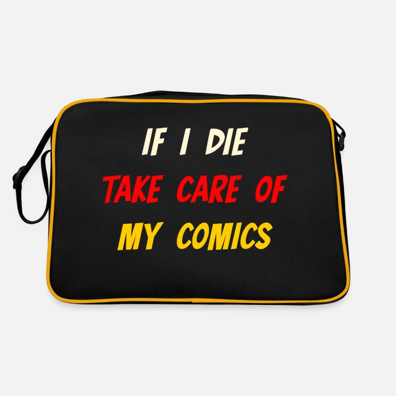 Comic Collectors and Comic Book Reader Lover Funny Retro Bag