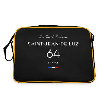 Saint Jean de Luz Pyrénées 64 Pays Basque France - Sac Retro - noir/or - Dos