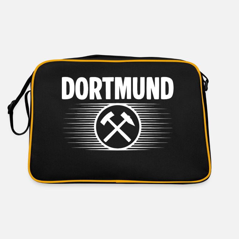 Dortmund Glueck auf Retro Tasche