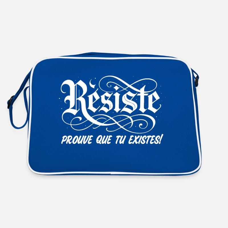Résiste, prouve que tu existes! Sac Retro