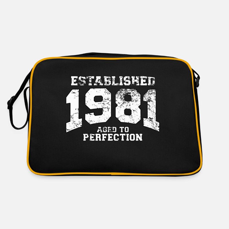 established 1981 - aged to perfection (fr) Sac Retro