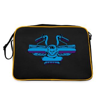 A background controllers - Retro Bag - black/gold - Back