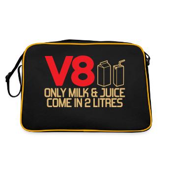 Motor race - Retro Bag - black/gold - Back