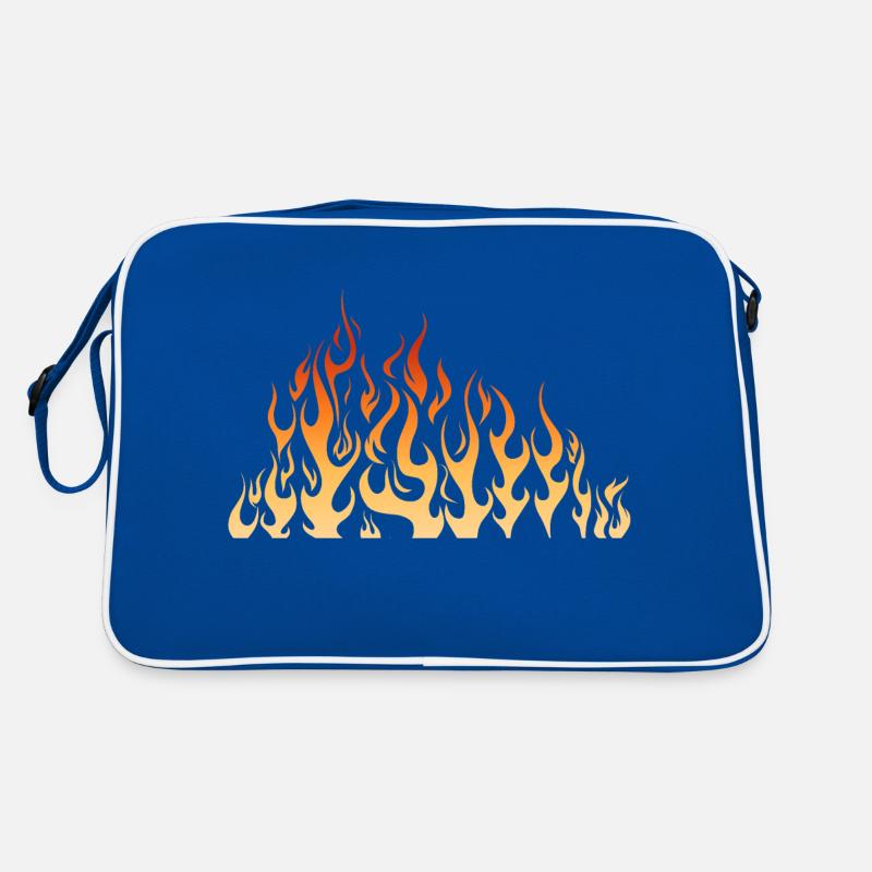 fire flame flame Retro Bag