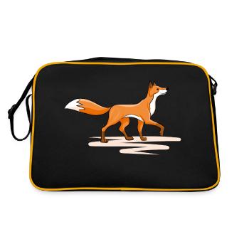 Renard - Sac Retro - noir/or - Dos