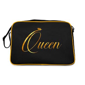 Queen - Retro Bag - black/gold - Back