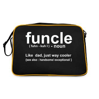 Funcle Definition - Retro Bag - black/gold - Back
