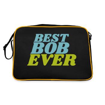 Le meilleur Bob de tous les temps - Sac Retro - noir/or - Dos