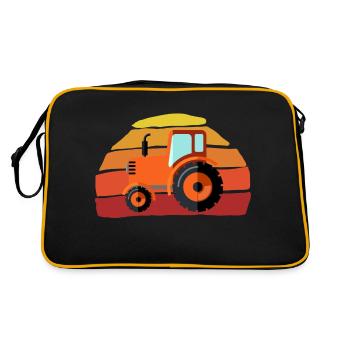 Tractor - Retro Bag - black/gold - Back