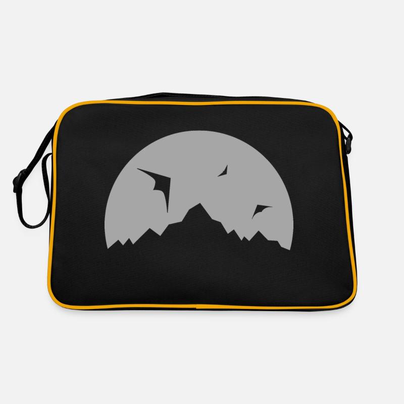 Lenkdrachen - Retro Tasche - Schwarz/Gold