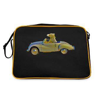 Cabriolet Donkey Donkey Car Voiture de sport - Sac Retro - noir/or - Dos