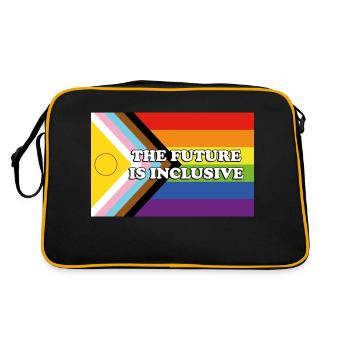 L’AVENIR EST INCLUSIF - Sac Retro - noir/or - Dos