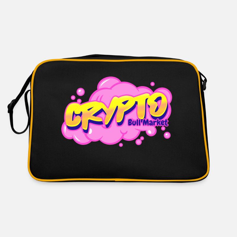 Krypto-Bullenmarkt Retro Tasche