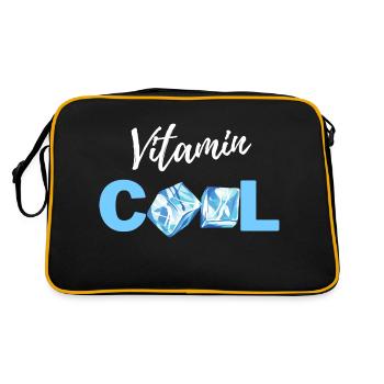 Vitamins COOL - Retro Bag - black/gold - Back