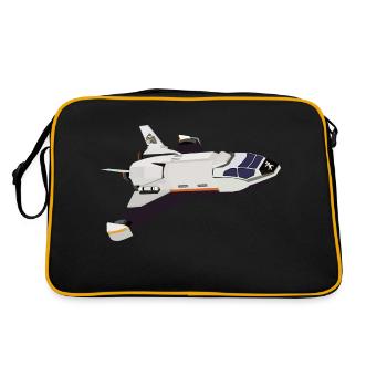 Vol de la navette spatiale - Sac Retro - noir/or - Dos