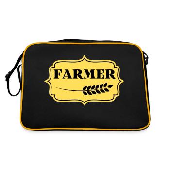 FARMER - Vintage - Sac Retro - noir/or - Dos
