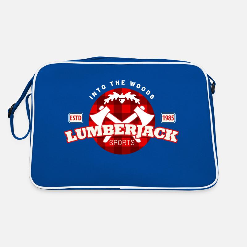 lumberjack check pattern Retro Bag