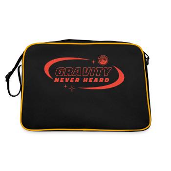 Gravité dont je n’ai jamais entendu parler. Conception de gravitation - Sac Retro - noir/or - Dos