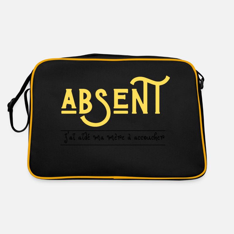 absent j'ai aidé ma mère à accoucher Sac Retro