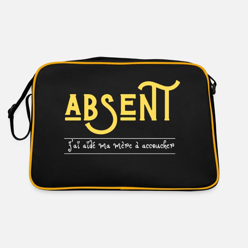 absent j'ai aidé ma mère à accoucher Sac Retro