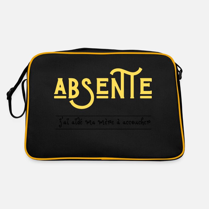absente j'ai aidé ma mère à accoucher Sac Retro