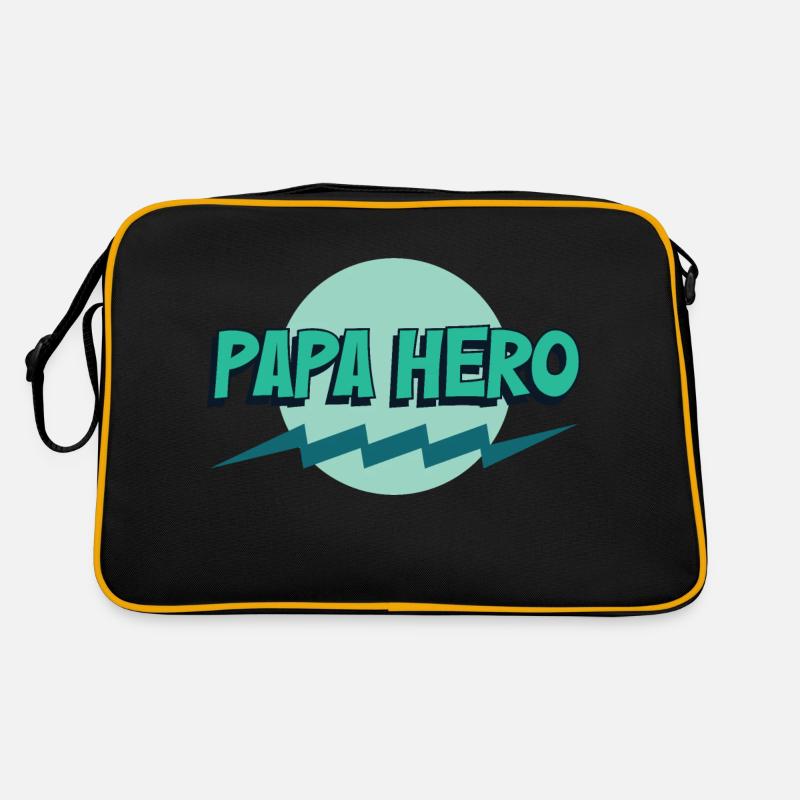 Papa Held Retro Tasche