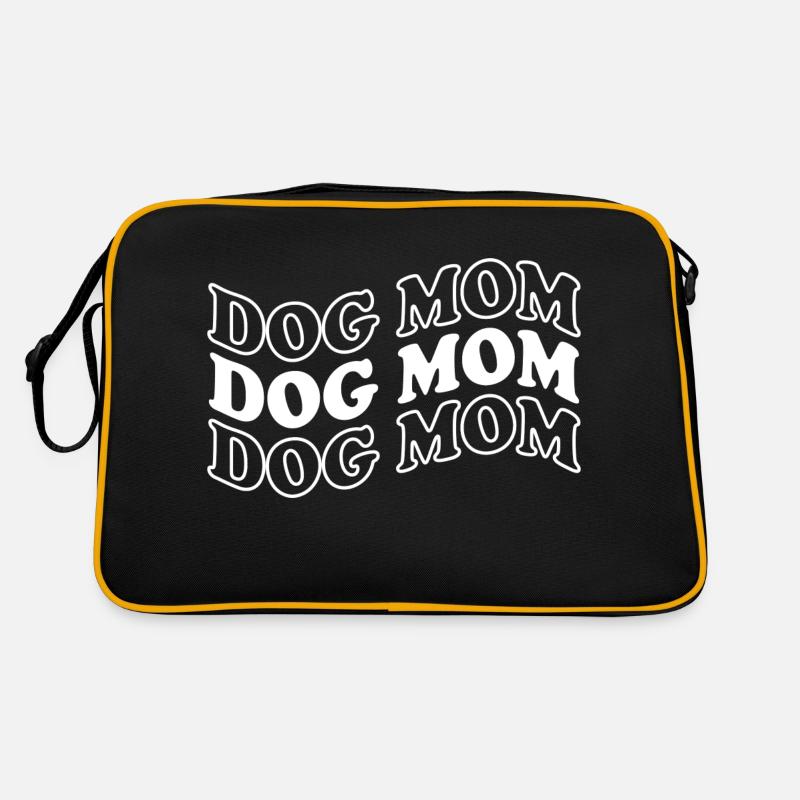 dog mom ondule 2 Sac Retro