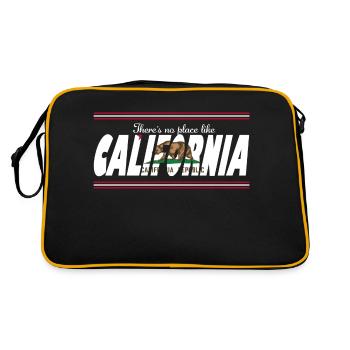 No Place California - Retro Bag - black/gold - Back