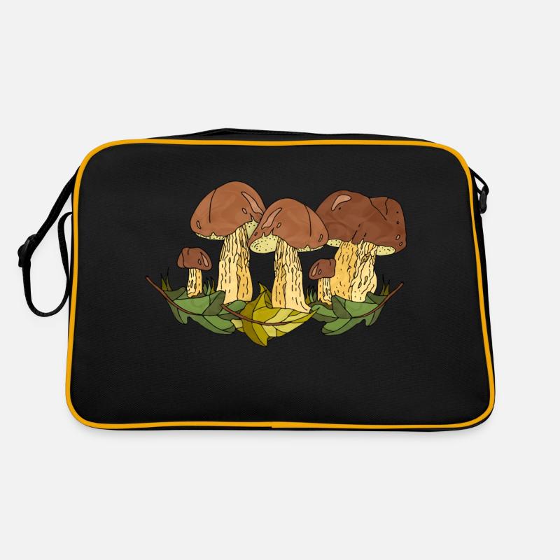 Pilze Retro Tasche