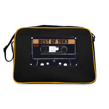 Best of 1983 - 40 Birthday Retro Gift Idea - Sac Retro - noir/or - Dos