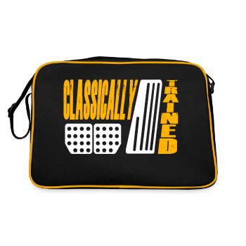 Manual gear shift Stick shift - Retro Bag - black/gold - Back