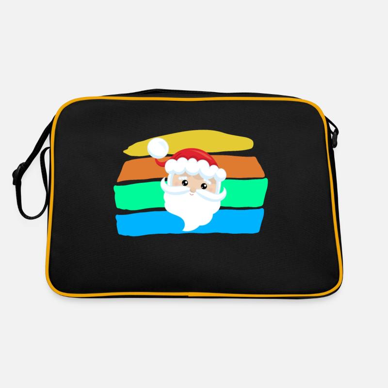 Weihnachtsmann Retro Tasche