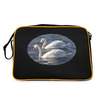 Swan pairs - Retro Bag - black/gold - Back