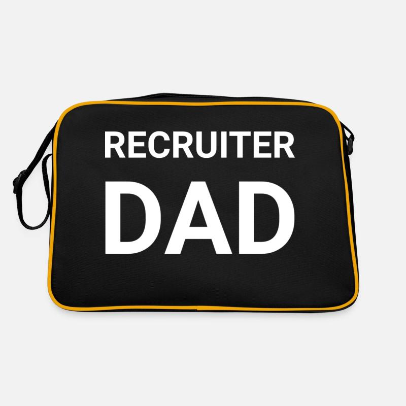 Recruiter Dad - Retro Bag - black/gold