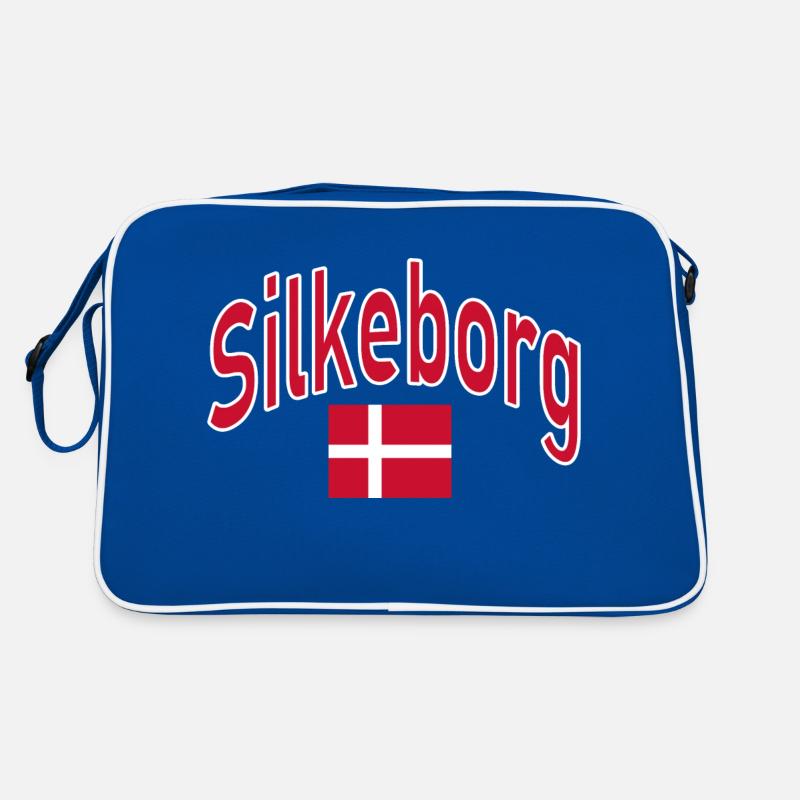 Drapeau de Silkeborg Danemark Sac Retro